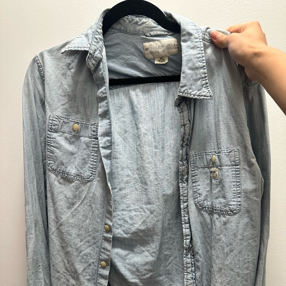 Denim & Supply Ralph Lauren blue button up Shirt